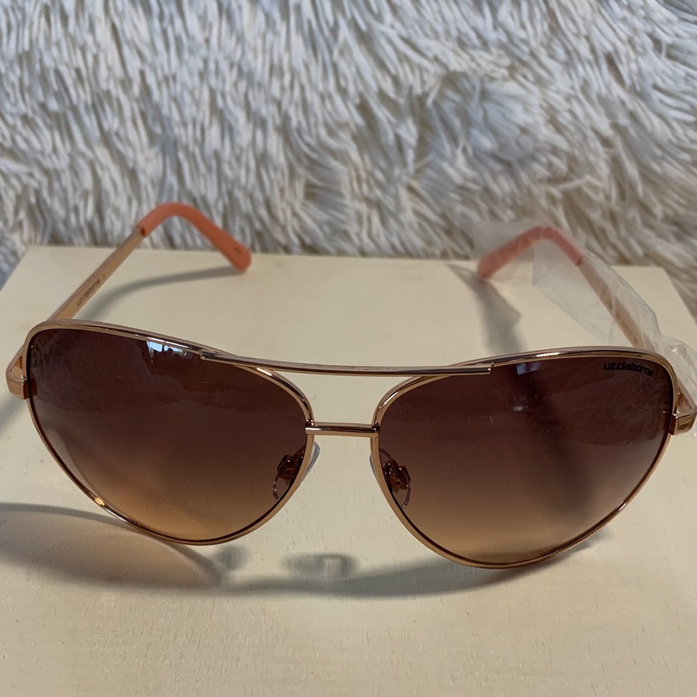 Liz Claiborne Rose Gold Sunglasses